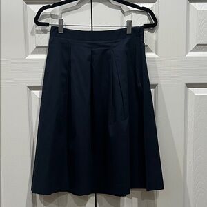 NWT Loft Pleated Navy Women's Skirt